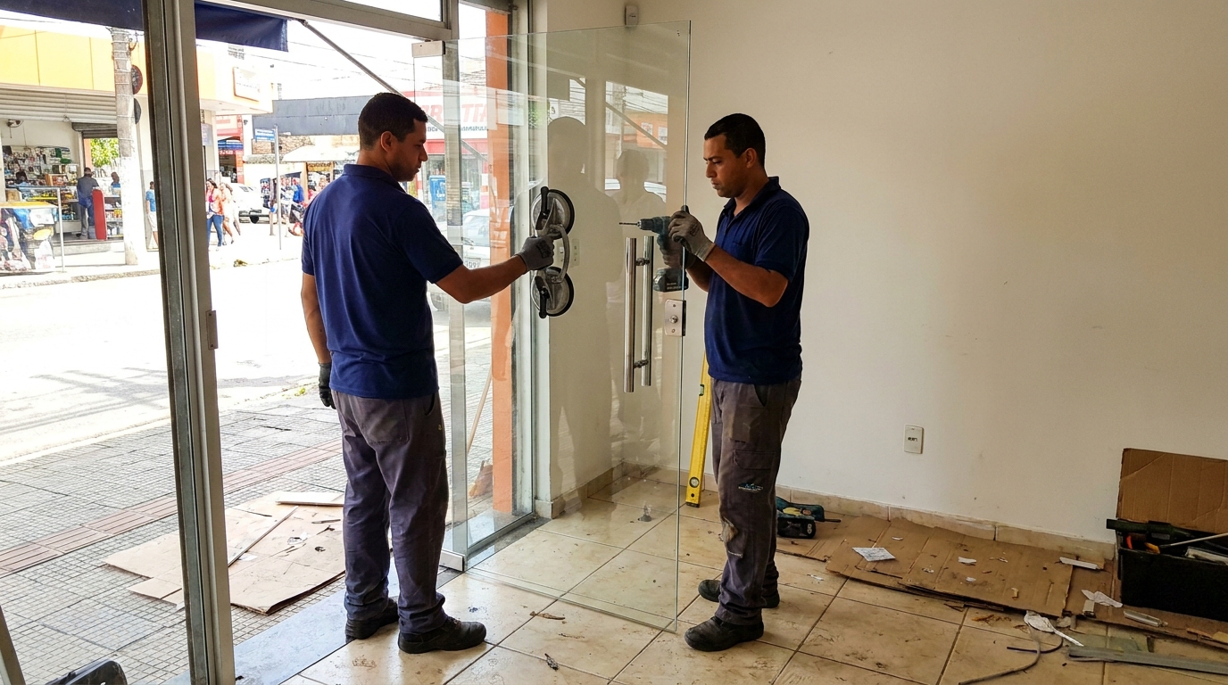 Portas em Vidro em Joinville‑SC